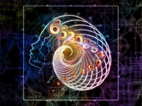 Intersections of Geometry 스톡 일러스트