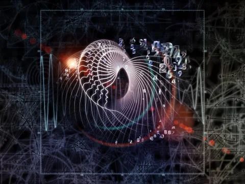 Intersections of Geometry Stock Illustration