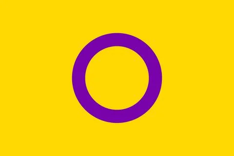 Intersex flag pride vector illustration. 스톡 일러스트