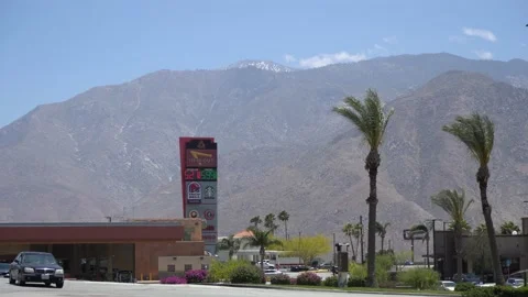 Interstate 10 Gas Station - Cabazon, CA 2022 Stock Footage 193040261