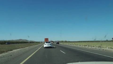 Interstate 5 lane closure Stock Footage 171878565