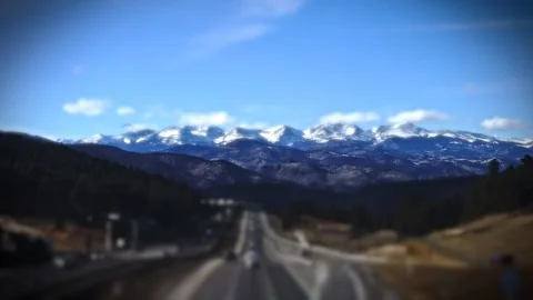 Interstate 70 in Colorado Stock Footage 232916376