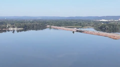 Interstate 759 and Highway 411 Bridge Over Coosa River 库存影片 317940080