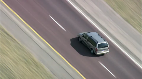 Interstate 90 East Of Gillette Stock Footage 65440717