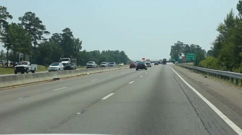 Interstate columbia SC Stock Footage 8657554