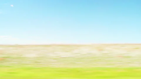 Interstate highway 82, Electra Texas in rural countryside farm road Stock Footage 227189275
