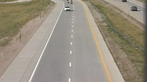 Interstate Highway Close-up 動画素材 11116092