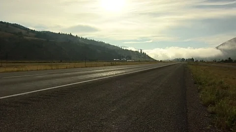 Interstate Highway Stock Footage 93871232