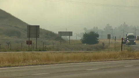 Interstate Highway Stock Footage 93908509