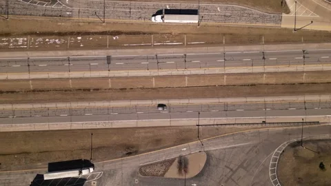 Interstate highway road Stock Footage 241934320