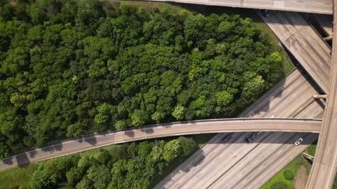 Interstate highway road Stock Footage 244359742