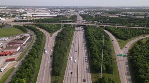Interstate highway road Stock Footage 244359770