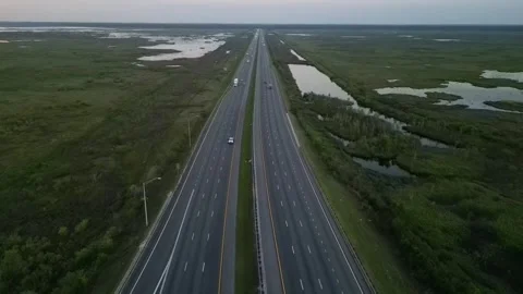 Interstate highway road Stock Footage 244360860