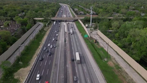 Interstate highway road. time laps Stock-Footage 244823511