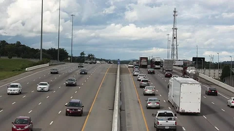 Interstate Highway time lapse 2 動画素材 234221686