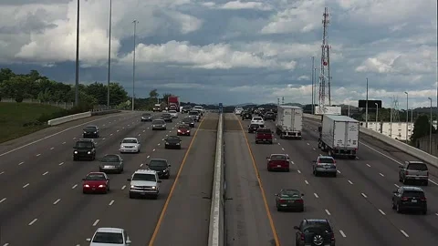 Interstate Highway time lapse 3 動画素材 234221677