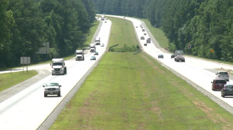 Interstate I20 Summer Stock Footage 38020049