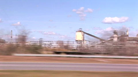 Interstate oil refinary 스톡 동영상 324955