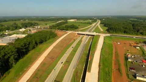 Interstate Overpass 15s Stock Footage 138181291