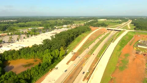 Interstate Overpass 30s Stock Footage 138182280