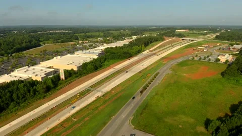 Interstate Overpass 60s Stock Footage 138182634