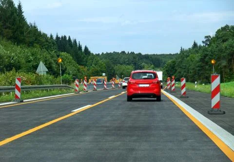 Interstate scenery in germany Stock Photos