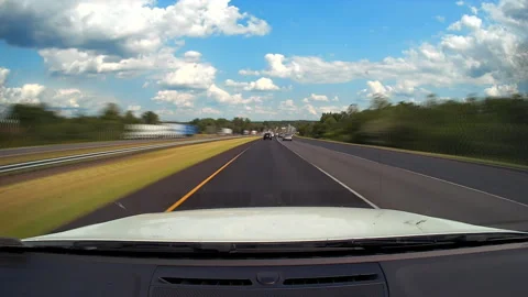 Interstate Sevety Eight Hyperlapse Clouds Video stock 248801672