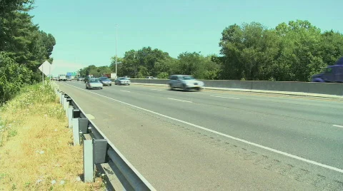 Interstate traffic (5 of 5) Stock Footage 840532