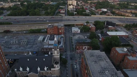 Interstate Traffic 库存影片 78393279