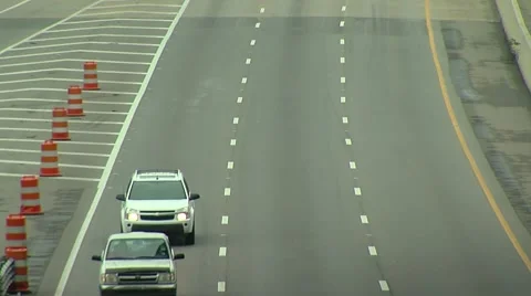 InterstateTraffic Video stock 4876553