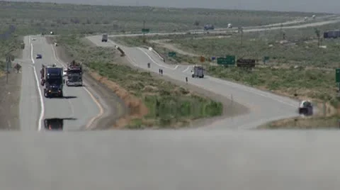 InterstateTraffic Stock Footage 10580258