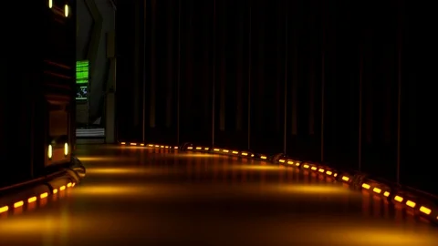 Interstellar Command Room Hosts Tense Hologram Meeting Stock Footage 113156029