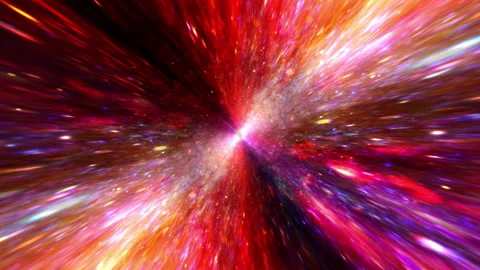 Interstellar flight, time travel jump hyperspace Stock Footage 168218654