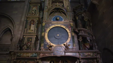 Interstellar interplanetary cosmos clock. Old school historic time Видео 315409398