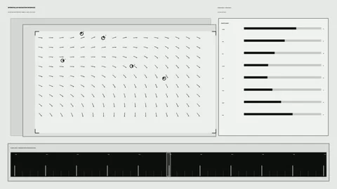 Interstellar Navigation HUD Seamless Loop 스톡 동영상 342267210