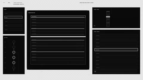 Interstellar Signal Tracking Interface HUD 스톡 동영상 342268855