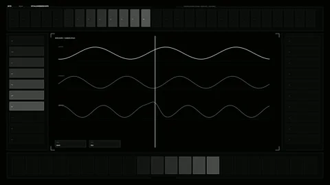Interstellar Signal Tracking Interface Seamless Loop 스톡 동영상 342267234