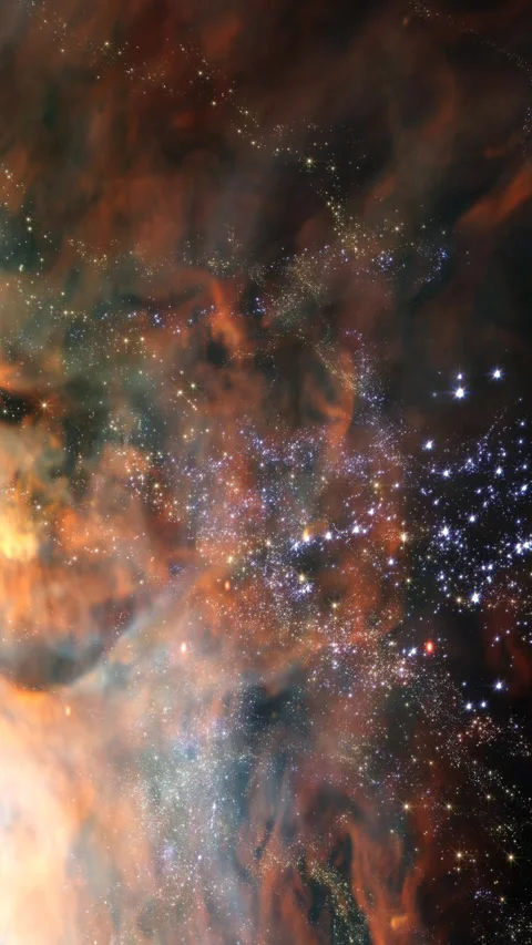 Interstellar Space Voyage Through the Cosmos Stock Footage 303450362