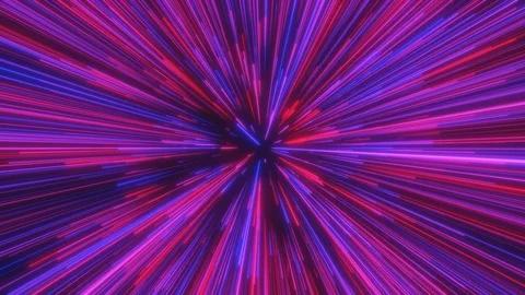 Interstellar travel through space and time at the speed of light. Stock Footage 116378700