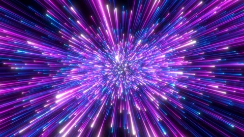 Interstellar travel through space and time at the speed of light. Stock Footage 122366416