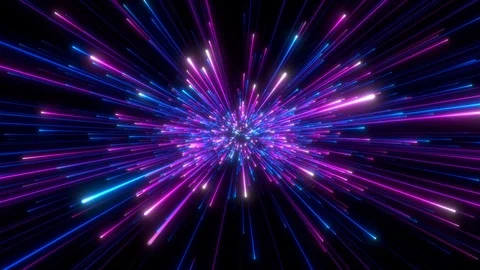 Interstellar travel through space and time at the speed of light. Stock Footage 122767792