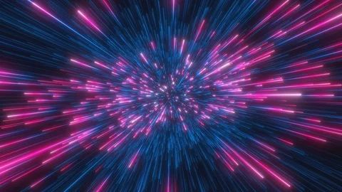 Interstellar travel through space and time at the speed of light. Stockbeeldmateriaal 123220705