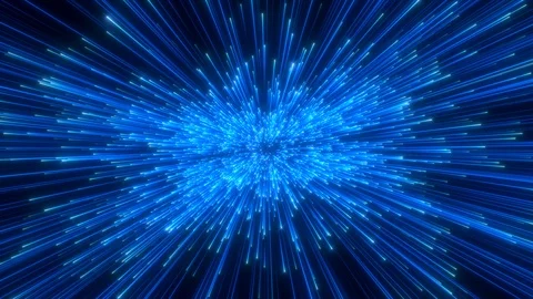 Interstellar travel through space and time at the speed of light. Stock Footage 123953875