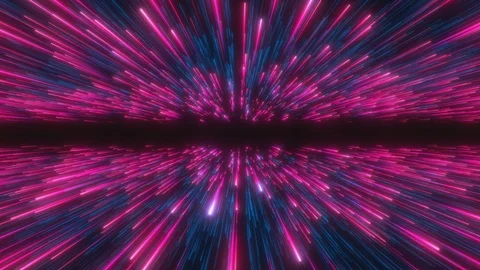 Interstellar travel through space and time at the speed of light. Stockbeeldmateriaal 125663307