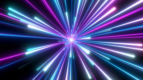 Interstellar travel through space and time at the speed of light. Stock Footage