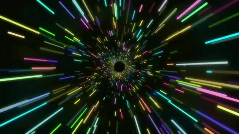 Interstellar travel through space  Stock Footage 148185560