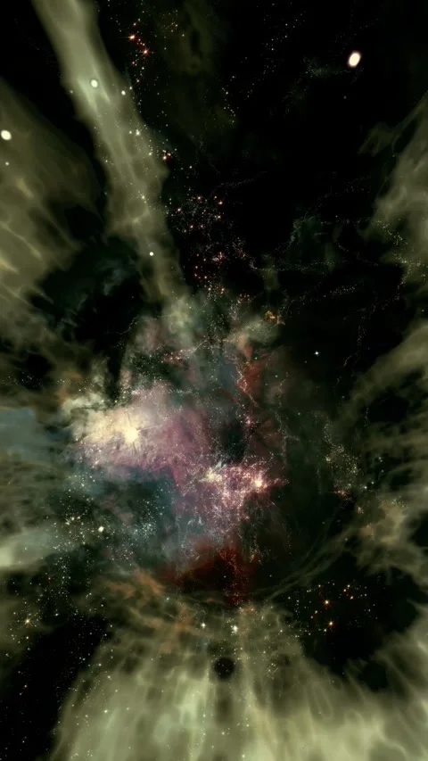 Interstellar Voyage Through Deep Space Loop Stock Footage 303519944