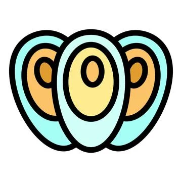 Intertwined eggs symbolize unity and collaboration, forming a visually appeal Stock Illustration