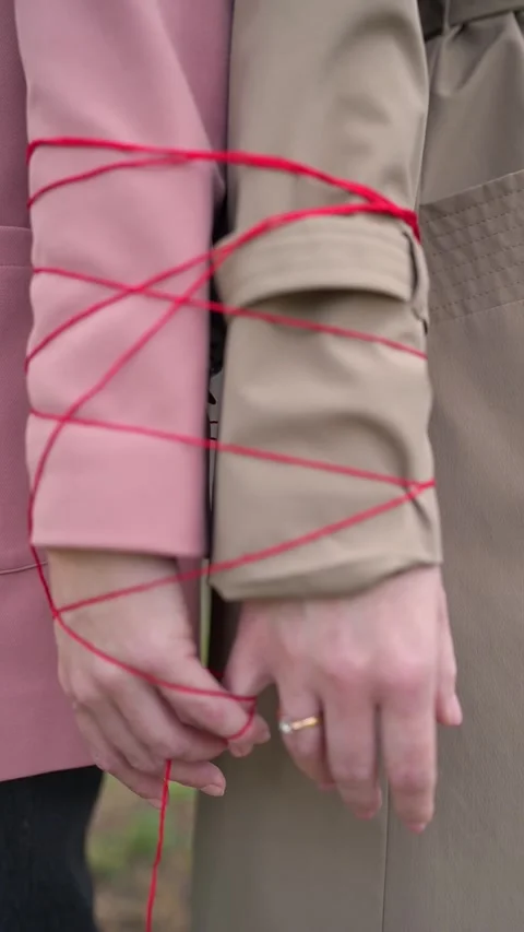 Intertwined Emotions A Profound Representation of Connection, Togetherness, and Video stock 317714597