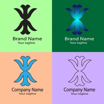 The Intertwined Essence logo Stock Illustration